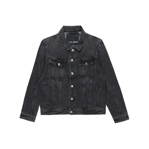 ABLE JEANS Выстиранный винтажный серый Унисекс Джинсовые куртки