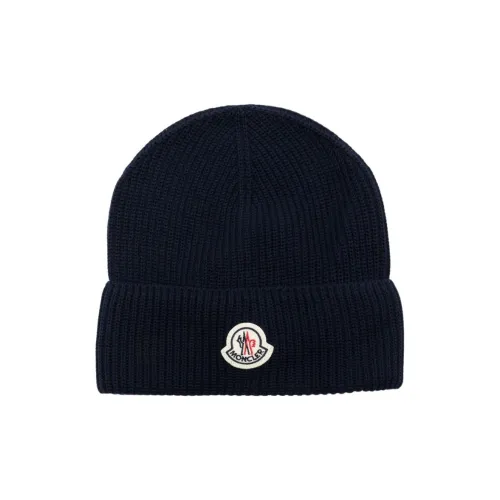 Moncler Хлопок Шапки-бини Мужской Серый