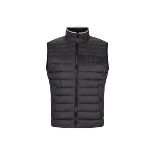 Hugo Boss Мужские черные жилеты