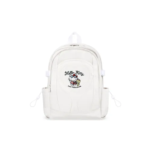 Sanrio Polyester Backpack Medium Women's Ecru Санрио Полиэстер Рюкзак Средний Женские Экрю