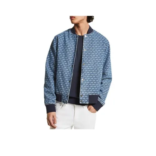 MICHAEL KORS Джинсовый Синий Мужской Куртки