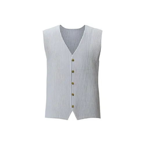 Homme Plissé Issey Miyake Серый Мужской Жилеты