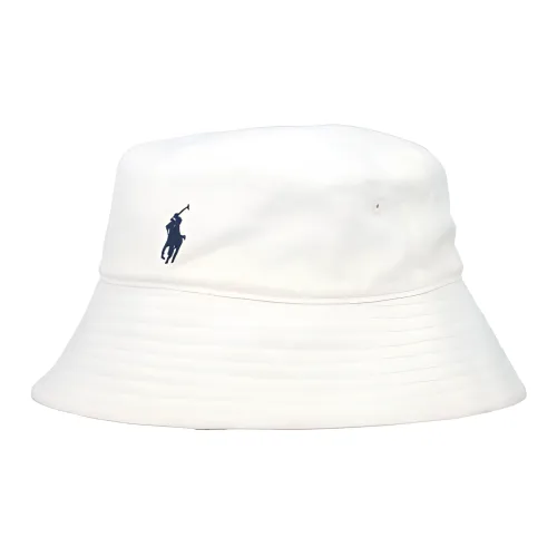 Polo Ralph Lauren Linen Bucket Hats Женские Белые