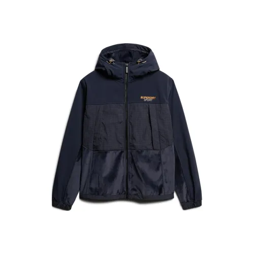 SUPERDRY Куртки и Пальто Мужской Морской Синий