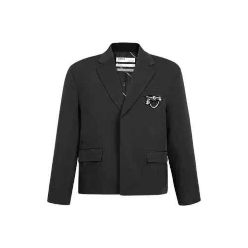 C2H4 Черные Мужские Деловые Костюмы