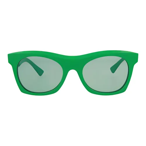 Bottega Veneta OVAL SUNGLASSES Мужской Зеленый