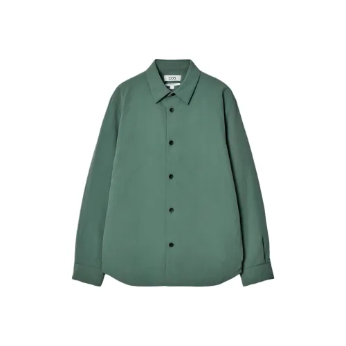 COS Зеленый Мужской Пуховик