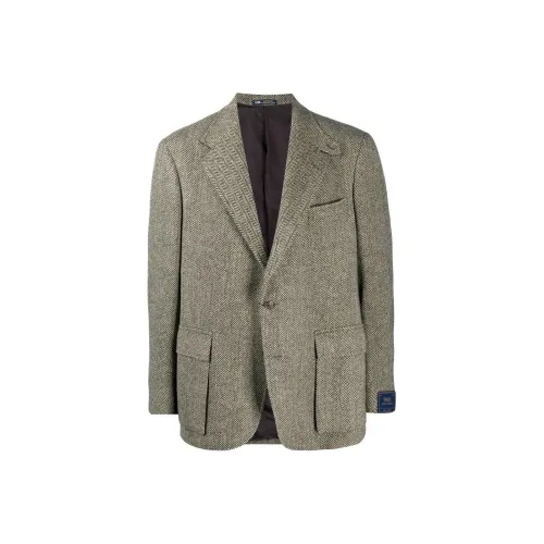 Polo Ralph Lauren FW22 Бизнес-костюм Пальто Мужской Серый