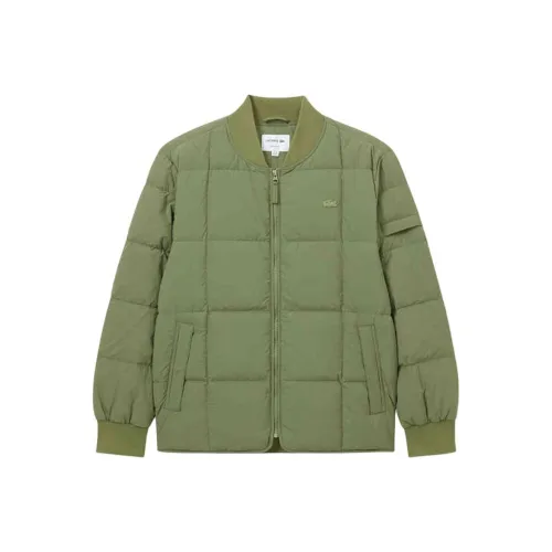 LACOSTE Пуховик Мужской Хаки Зеленый