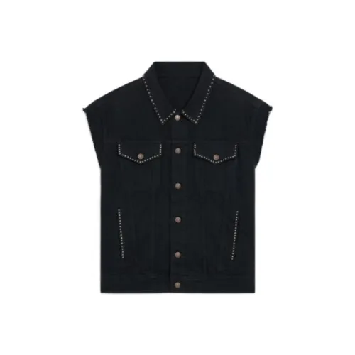CELINE Мужские черные жилеты
