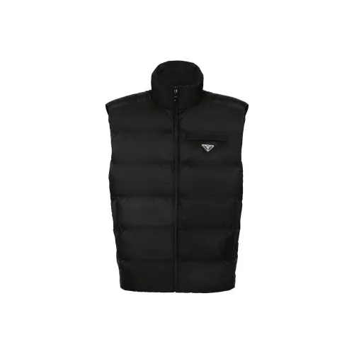 PRADA Мужские черные жилеты