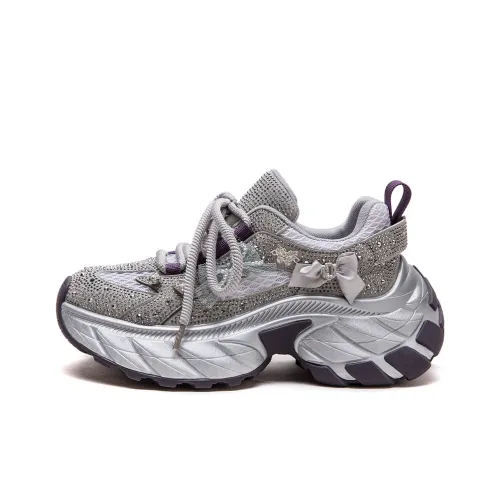 JAY Дышащие Низкие Кроссовки с Толстой Подошвой Женские