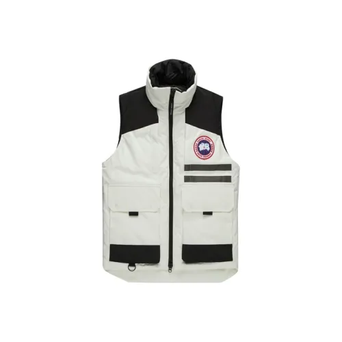 Canada Goose Duncan Series Polaris White Men's Down Vest Канада Гуос Дункан Серии Полярис Белый Мужской Пуховый жилет