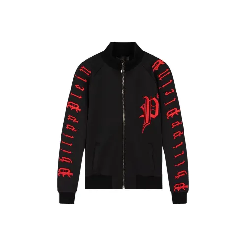 PHILIPP PLEIN Мужские черные куртки
