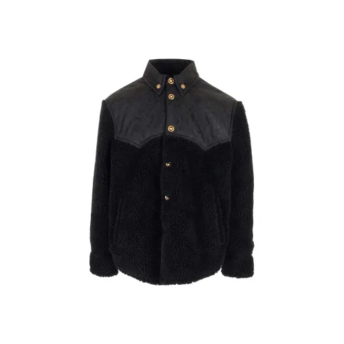 VERSACE Куртки и Пальто Мужской Черный