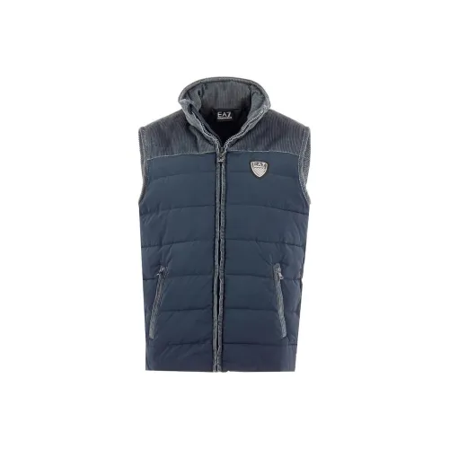 EMPORIO ARMANI EA7 Жилет Мужской Темно-синий