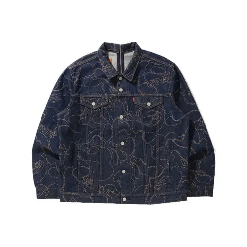 A BATHING APE x Levi's Denim Jacket Men's Blue