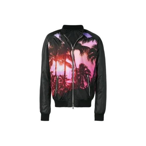 BALMAIN Мужские черные куртки