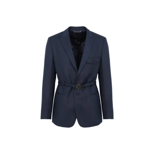 DIOR SS22 Бизнес-костюм Пальто Мужской Синий