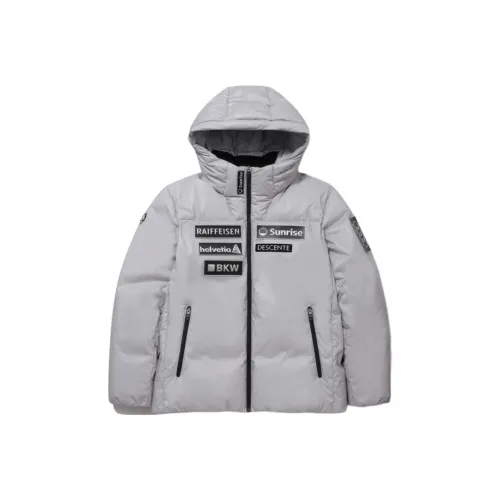DESCENTE SWISS SKI Пуховик Мужской Серый