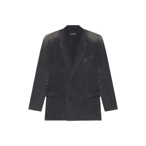 Balenciaga Бизнес Костюм Пальто Стандартный крой Мужской Черный