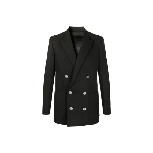 BALMAIN Черные Мужские Деловые Костюмы