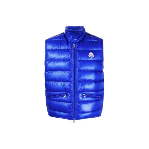MONCLER Gui Series Синий Мужской Пуховый жилет
