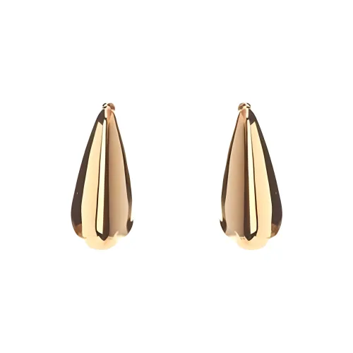 Alexander McQueen Eco Brass Earrings Женские Золото