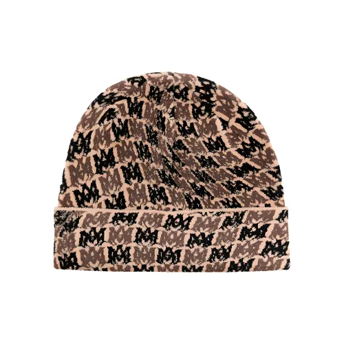 AMIRI Вискоза Волокно Нейлон Шапки-бини Мужской Коричневый