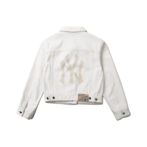 MLB Слоновая кость Унисекс Джинсовые куртки