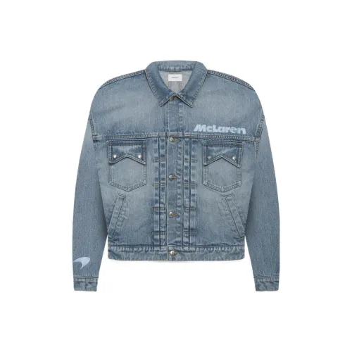 Rhude Синий Унисекс Джинсовые Куртки