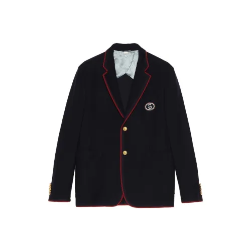 GUCCI Куртки и Пальто Мужской Темно-синий