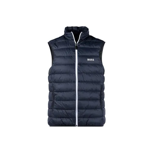 Hugo Boss Мужские Синие Жилеты