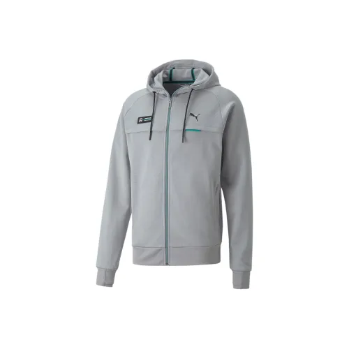 PUMA Mercedes AMG Petronas F1 Petronas Motorsport Formula One С капюшоном Куртки Пальто Мужской Серый