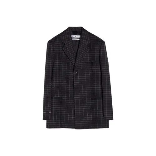 Off Белый FW21 Черный Мужские Деловые Костюмы