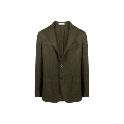 Больгиоли Бизнес Костюм Пальто Мужской Оливково-зеленый