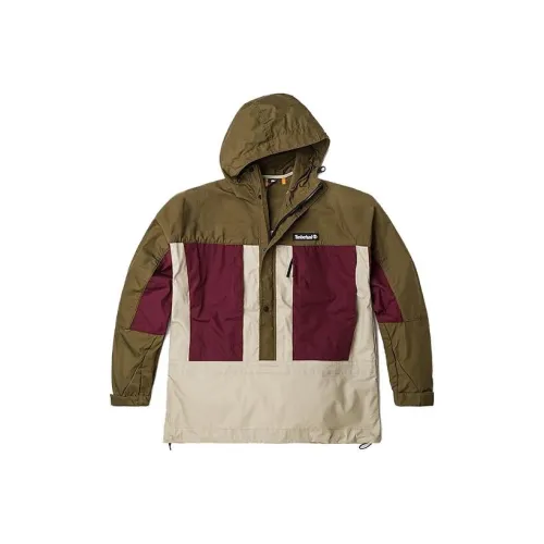 Timberland Темно-оливково-зеленые мужские куртки