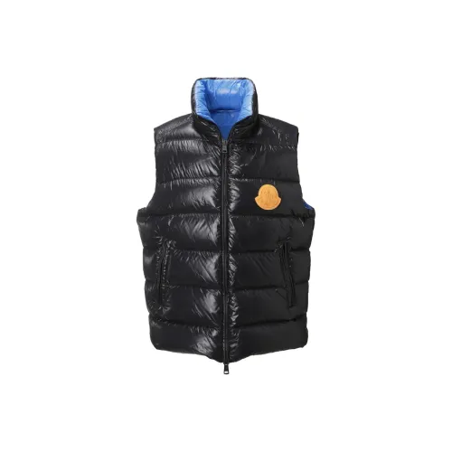 MONCLER Мужские черные жилеты