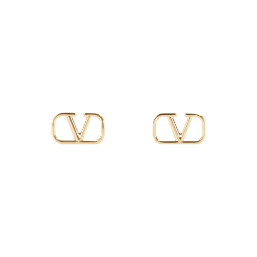Valentino Brass Earrings Золотой Женские