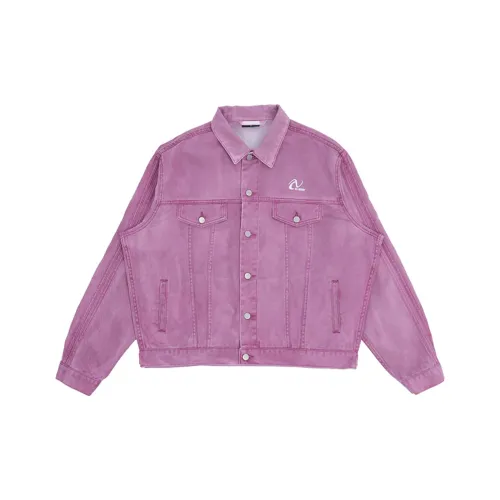 Nerdy Розовый Унисекс Джинсовые Куртки