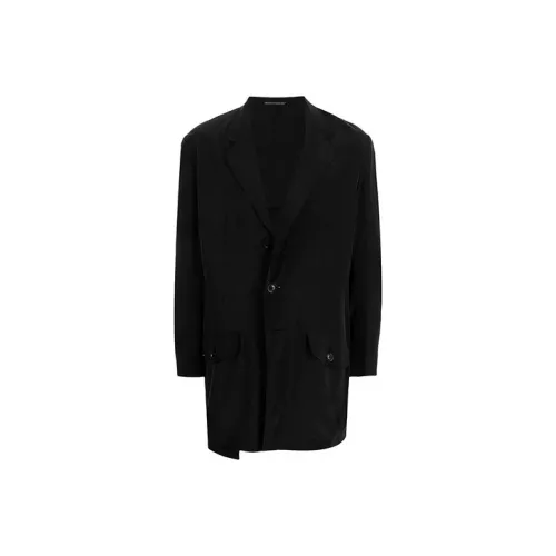 Yohji Yamamoto Черные Мужские Деловые Костюмы