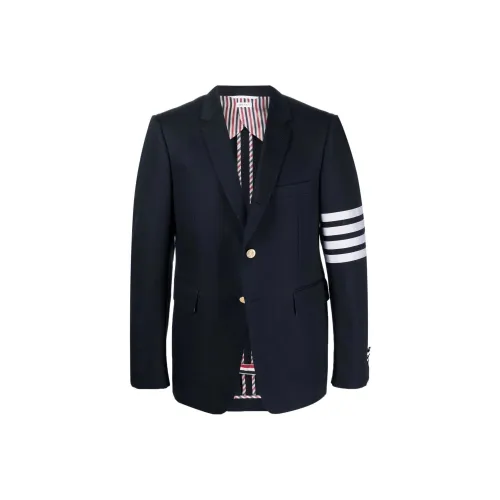 THOM BROWNE Темно-синий Синий Мужской Деловой костюм
