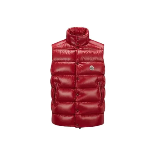 MONCLER Tibb Series Красный Мужской Пуховый жилет