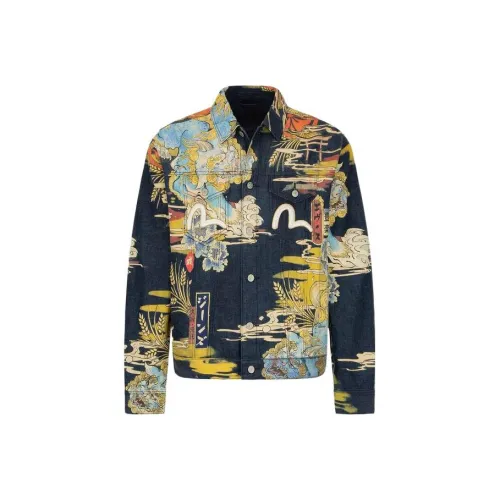 EVISU Многоцветный Мужской Джинсовые Куртки