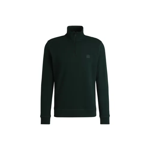 Hugo Boss Толстовка Мужская Темно-Зеленая