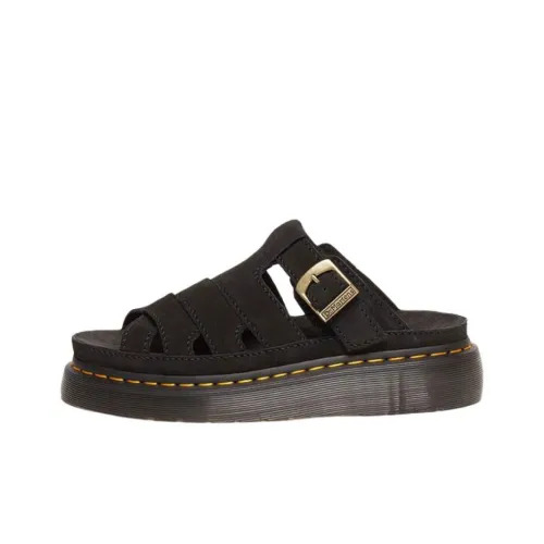 Dr.Martens Устойчивые к истиранию Слипоны Унисекс Черные