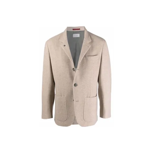 BRUNELLO CUCINELLI Бизнес-костюм Пальто Мужской Бежевый