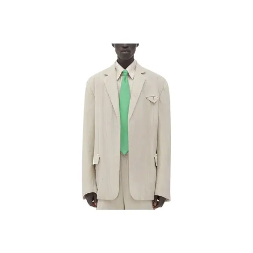 Bottega Veneta SS24 Бизнес Костюм Пальто Унисекс Абрикос