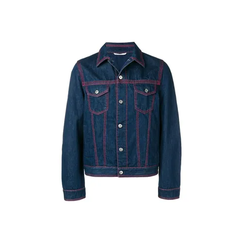 Valentino Темно-синий Мужской Джинсовые куртки
