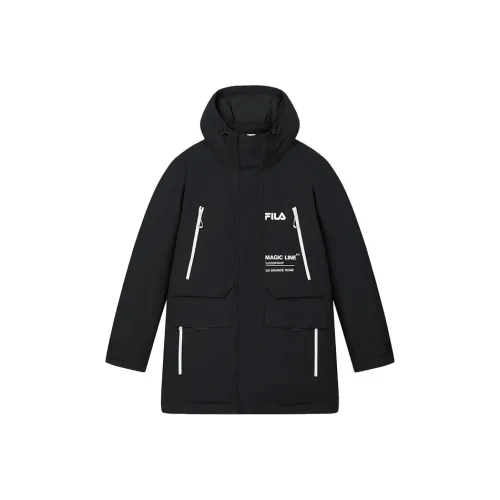 FILA Глубокий Черный Мужской Пуховик